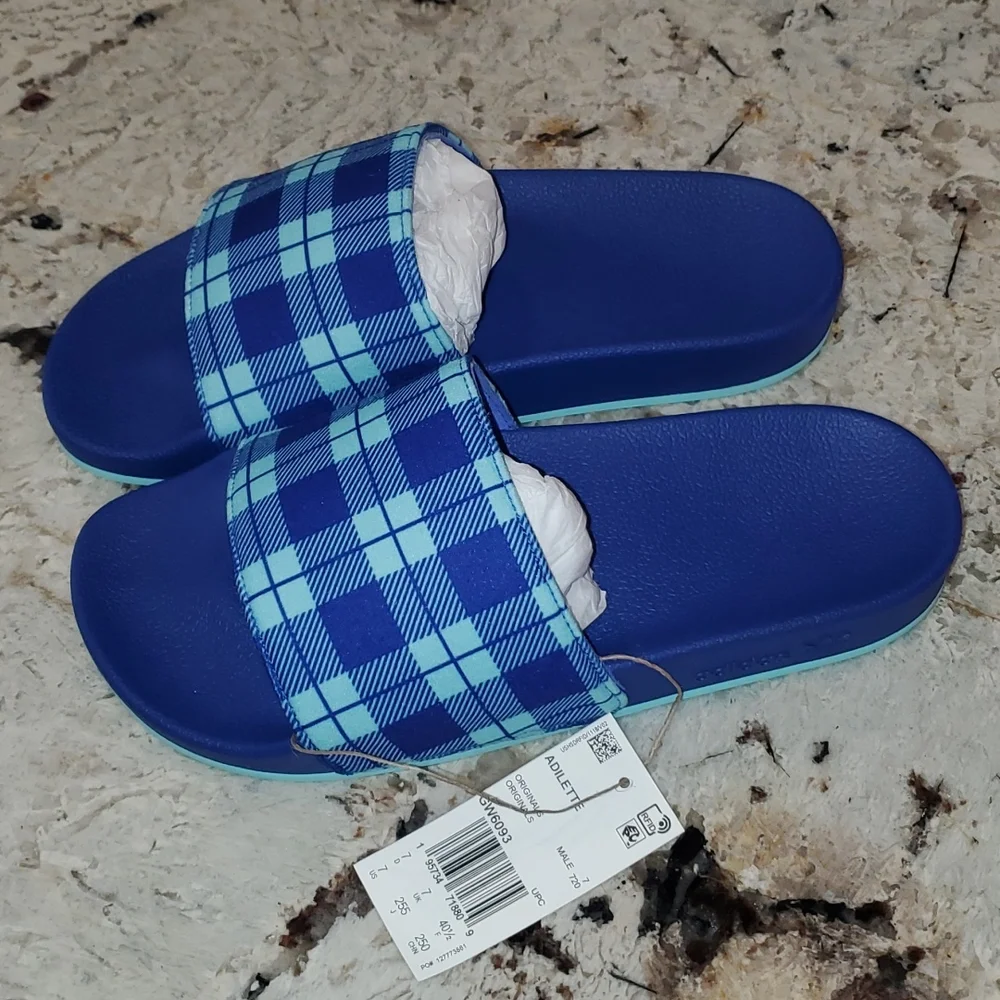Adidas Slides M7/W8 - Picture 6 of 8